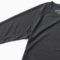 and wander 23A/W Power Dry Jersey Raglan LS T