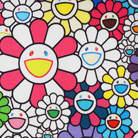 MURAKAMI TAKASHI Multi-color Flowers Tote Bag