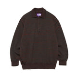 THE NORTH FACE PURPLE LABEL Merino Field Striped Polo Sweater [ NT6357N ]