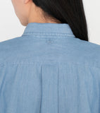 THE NORTH FACE PURPLE LABEL Button Down Chambray Field Shirt [ NTW3362N ]