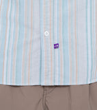 THE NORTH FACE PURPLE LABEL Regular Collar NP Striped Field Shirt [ NT3409N ]