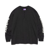 THE NORTH FACE PURPLE LABEL Field Long Sleeve Henley Neck Graphic Tee [ NT3413N ]