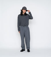 THE NORTH FACE PURPLE LABEL Polyester Wool Oxford Wide Tapered Field Pants [ NT5415N ]