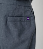 THE NORTH FACE PURPLE LABEL Polyester Wool Oxford Wide Tapered Field Pants [ NT5415N ]