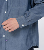 THE NORTH FACE PURPLE LABEL Regular Collar Chambray Field Shirt [ N24FG069 ]