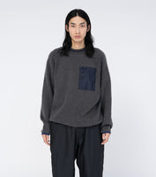 THE NORTH FACE PURPLE LABEL Mohair Field Crewneck Pullover [ N24FJ052 ]