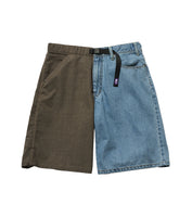 THE NORTH FACE Purple Label RP Denim Field Patchwork Shorts [ NT4414N ]