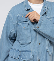 THE NORTH FACE PURPLE LABEL Denim Stroll Field Jacket [ N25SA001 ]