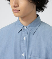 THE NORTH FACE PURPLE LABEL Regular Collar Chambray Field Shirt [ N24FG069 ]