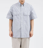 THE NORTH FACE PURPLE LABEL Button Down Striped Field S/S Shirt [ N25SG136 ]