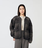 THE NORTH FACE PURPLE LABEL PLAS Plaid Fleece Field Cardigan [ N25FA038 ]