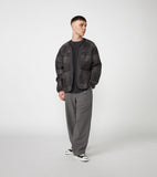 THE NORTH FACE PURPLE LABEL PLAS Plaid Fleece Field Cardigan [ N25FA038 ]