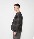 THE NORTH FACE PURPLE LABEL PLAS Plaid Fleece Field Cardigan [ N25FA038 ]