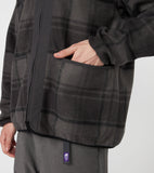THE NORTH FACE PURPLE LABEL PLAS Plaid Fleece Field Cardigan [ N25FA038 ]
