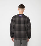 THE NORTH FACE PURPLE LABEL PLAS Plaid Fleece Field Cardigan [ N25FA038 ]
