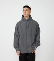 THE NORTH FACE PURPLE LABEL Flannel Mountain Hooded Shirt [ N25FG048 ]