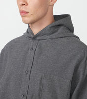 THE NORTH FACE PURPLE LABEL Flannel Mountain Hooded Shirt [ N25FG048 ]