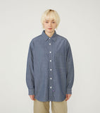 [ Pre-order ] THE NORTH FACE PURPLE LABEL Regular Collar Chambray Field Shirt [ N25FG061 ]