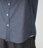 [ Pre-order ] THE NORTH FACE PURPLE LABEL Regular Collar Chambray Field Shirt [ N25FG061 ]