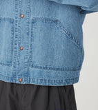 THE NORTH FACE PURPLE LABEL Linen Cotton Denim Field Cardigan [ N26FA028 ]