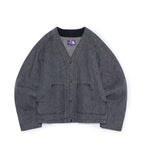 THE NORTH FACE PURPLE LABEL Linen Cotton Denim Field Cardigan [ N26FA028 ]
