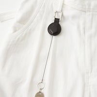 White Mountaineering LEATHER REEL KEYCHAIN