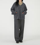 THE NORTH FACE PURPLE LABEL Linen Cotton Denim Field Cardigan [ N26FA028 ]