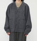 THE NORTH FACE PURPLE LABEL Linen Cotton Denim Field Cardigan [ N26FA028 ]