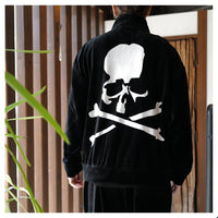 MASTERMIND WORLD 25A/W VELOUR TRACK JACKET [ MW25S15-BL028 ]