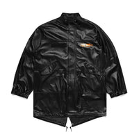 VLONE x fragment design FRIENDS FRAGMENT KNEE LENGTH PARKA JACKET LAMB LEATHER