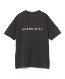 patagonia 73 Text Logo Organic Tee