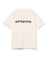 patagonia 73 Text Logo Organic Tee