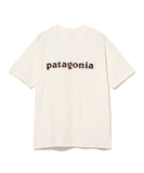 patagonia 73 Text Logo Organic Tee