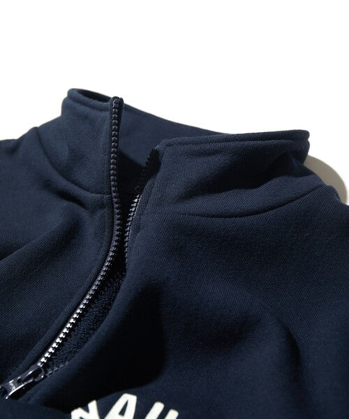 NAUTICA ( JAPAN ) Felt Patch Arch Logo Cadet Collar Sweatshirt