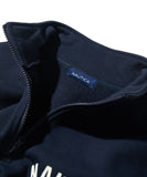 NAUTICA ( JAPAN ) Felt Patch Arch Logo Cadet Collar Sweatshirt
