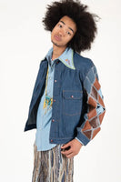 KAPITAL 11.5oz Denim Hippy Crochet Sleeve 1ST JKT [ K2503LJ087 ]