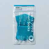 JAPAN Convenience Store Short Socks [ Cerulean Blue ]