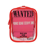 ONE PIECE BASE SHOP Clear Pouch WANTED
