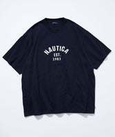 NAUTICA ( JAPAN ) Felt Patch Arch Logo S/S Tee