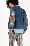 KAPITAL 11.5oz Denim Hippy Crochet Sleeve 1ST JKT [ K2503LJ087 ]