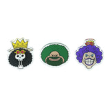 ONE PIECE BASE SHOP 3-Piece Acrylic Clip Set