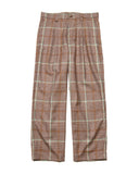 SOPHNET. 25A/W SAXONY WOOL CHECK RELAX-FIT TUCK SLACKS [ SPNT-252010 ]