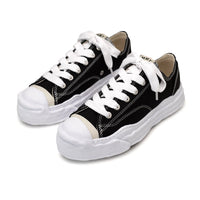 Maison MIHARA YASUHIRO "HANK" OG Sole Canvas Low-top Sneaker [ A05FW702 ] [ Black / White ]