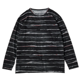 PORTER CLASSIC ARTIST BORDER LONG SLEEVE SHIRT -2026AW-