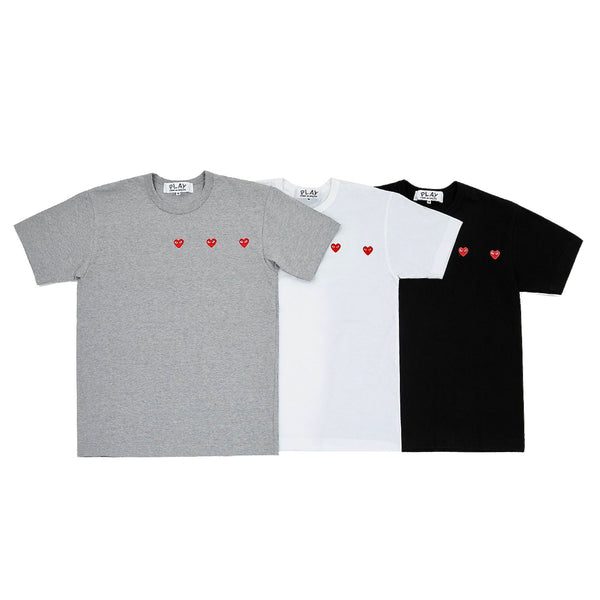 COMME des GARCONS PLAY 3 Red Heart Tee [ Ax-T337-051 ] cotwo