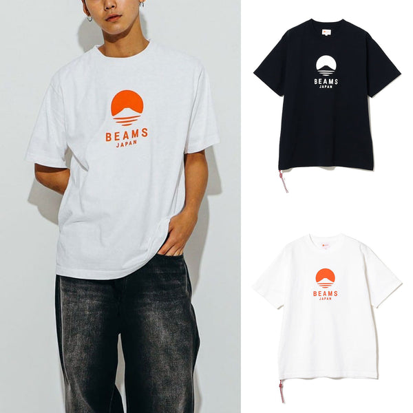 BEAMS JAPAN Logo Print T-Shirt cotwo