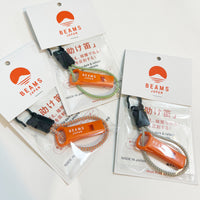 BEAMS JAPAN Glow in the dark & reflect Emergency whistle cotwo