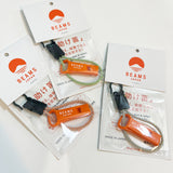 BEAMS JAPAN Glow in the dark & reflect Emergency whistle cotwo