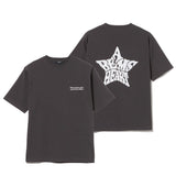 BEAMS Star Back Print T-shirt cotwo