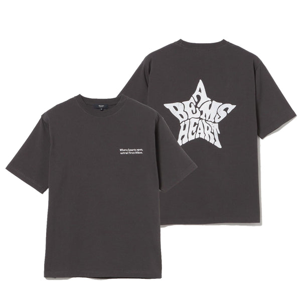BEAMS Star Back Print T-shirt cotwo